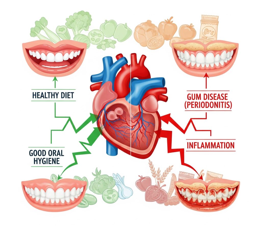 Mediterranean diet and gum health