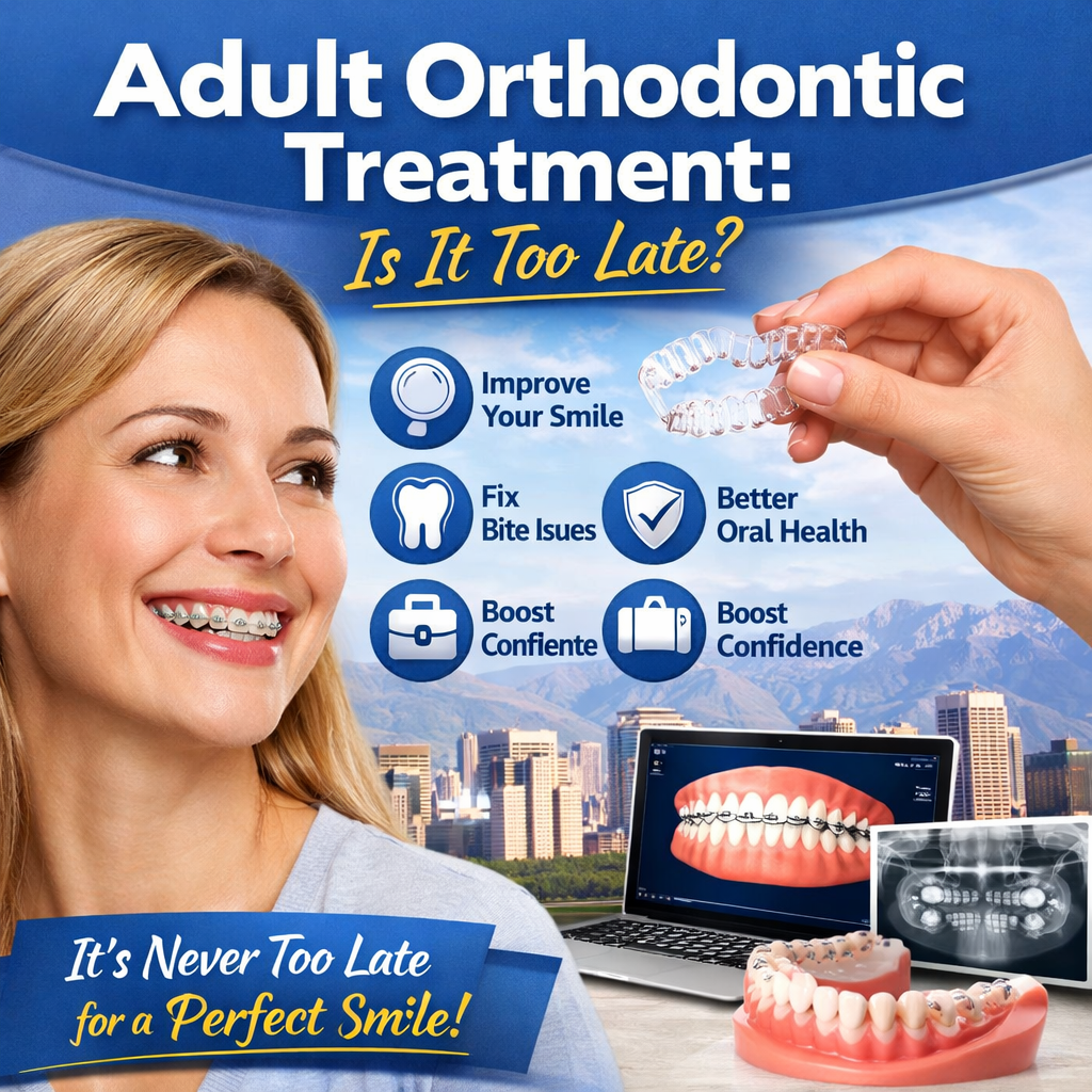Adult orthodontic treatment