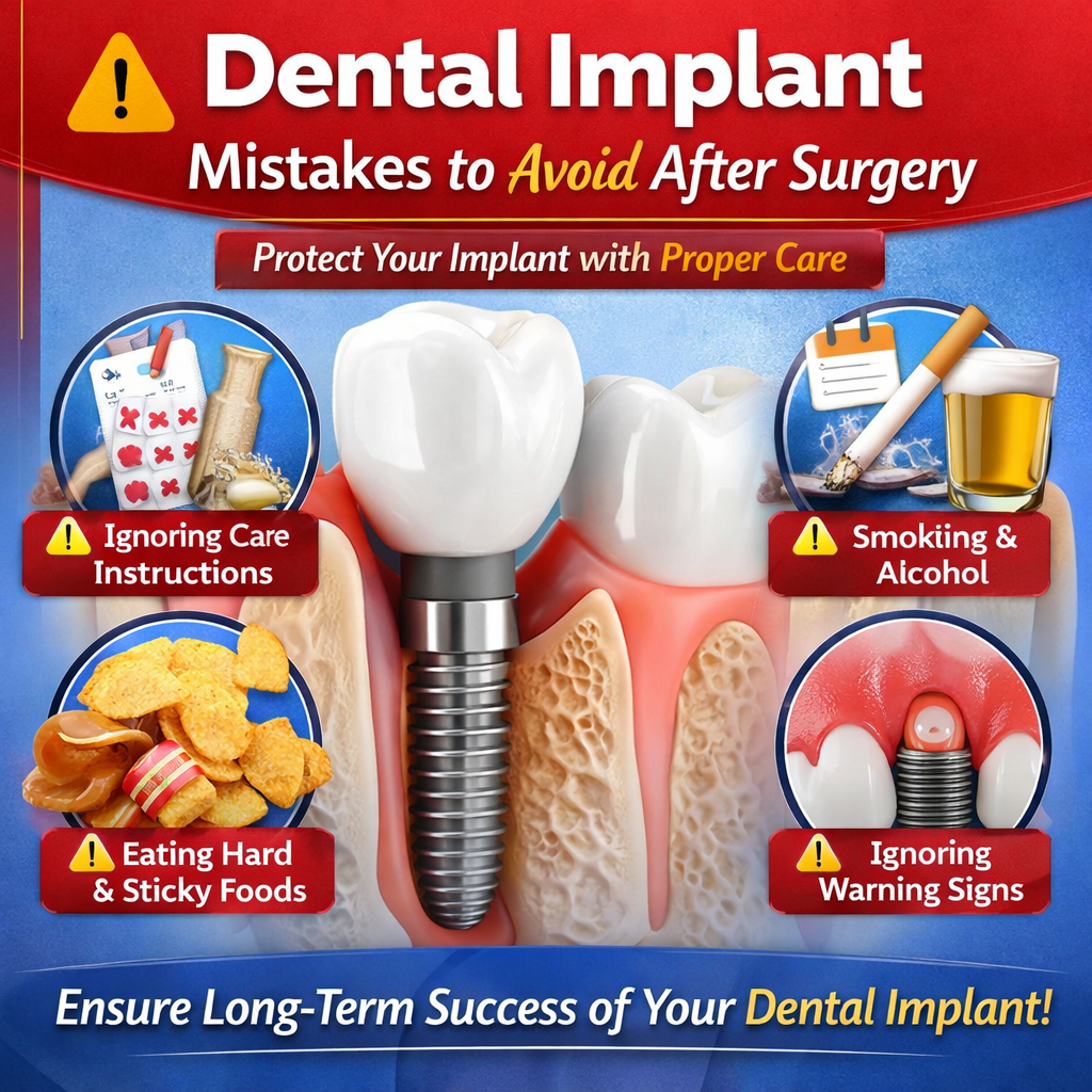 Dental implant mistakes