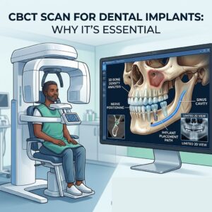 CBCT scan for dental implants