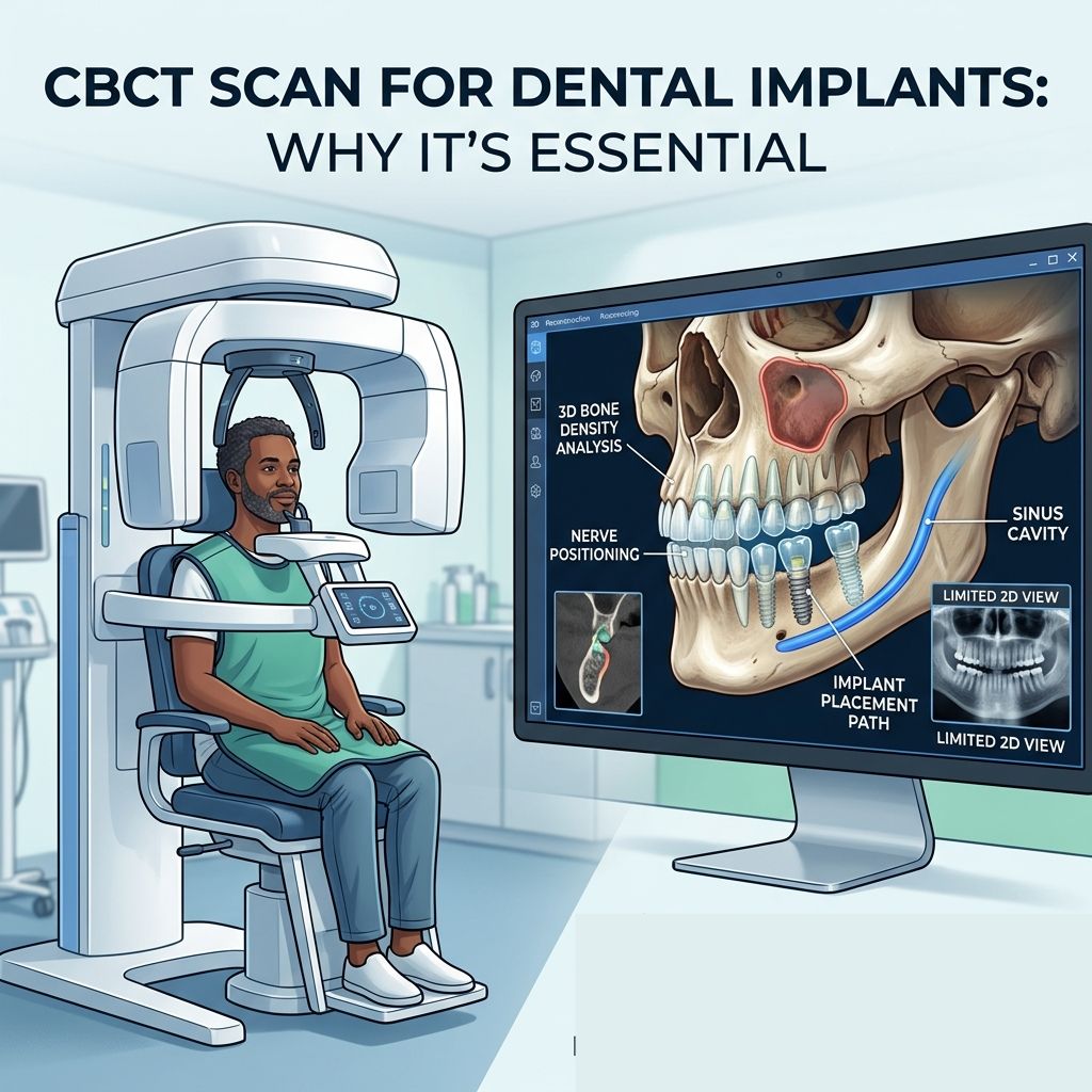 CBCT scan for dental implants