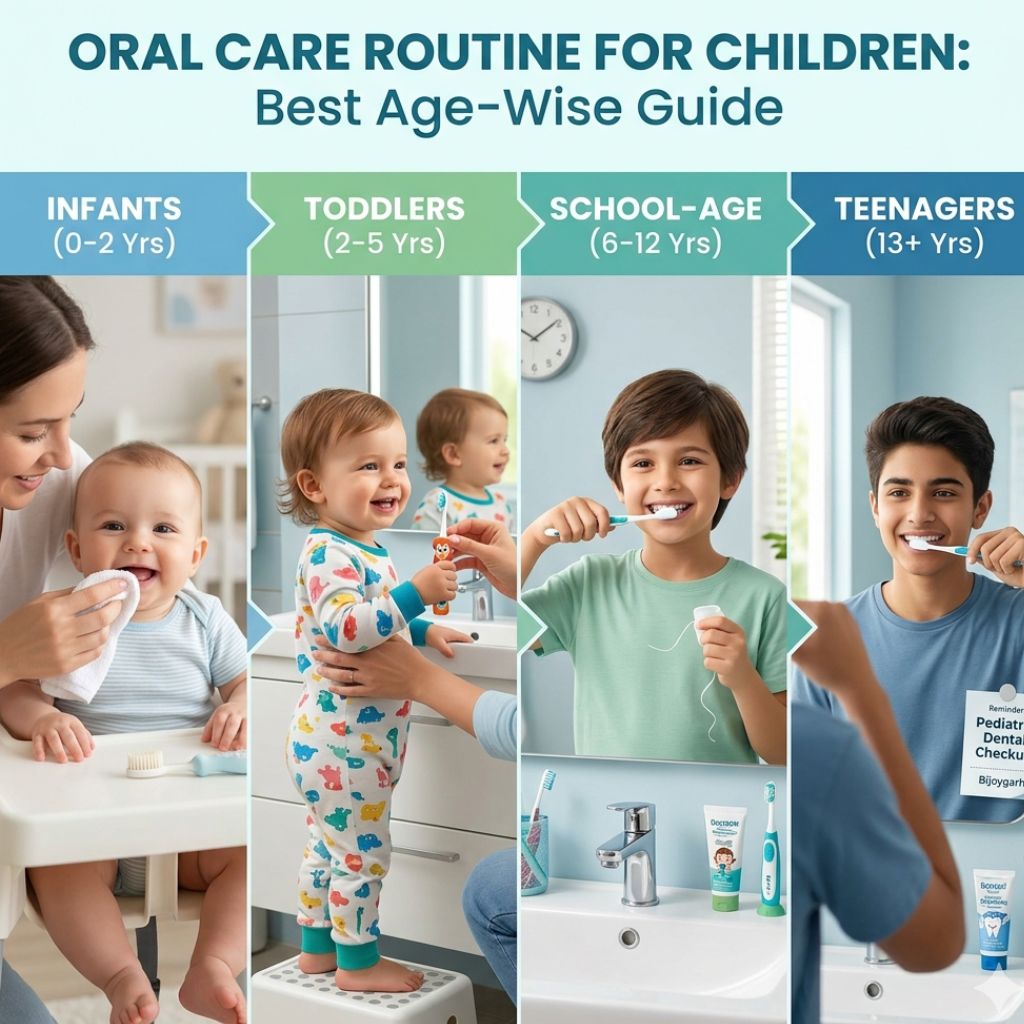 oral care routine for children